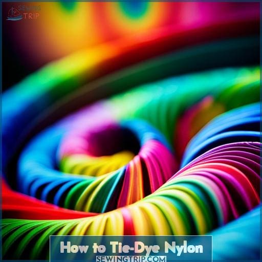 How to Tie-Dye Nylon