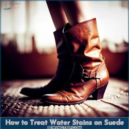 How to Treat Water Stains on Suede