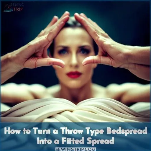 How to Turn a Throw Type Bedspread Into a Fitted Spread