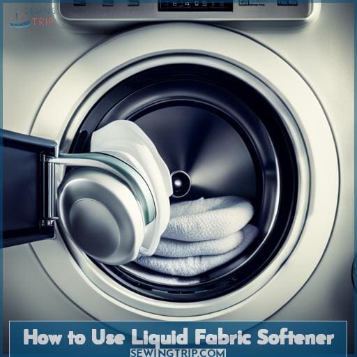 How to Use Liquid Fabric Softener