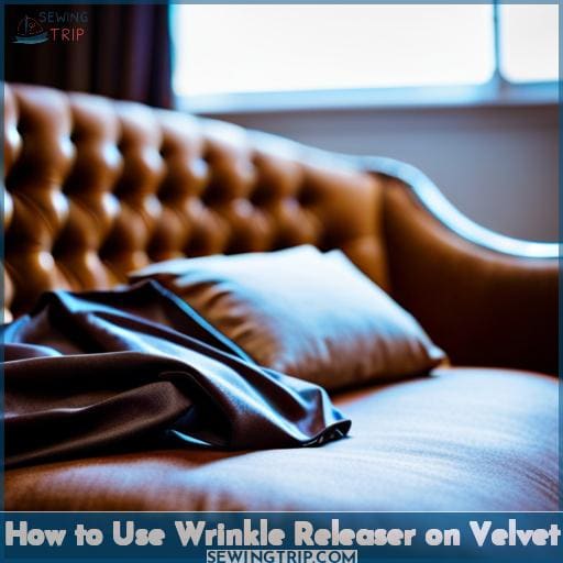 How to Use Wrinkle Releaser on Velvet