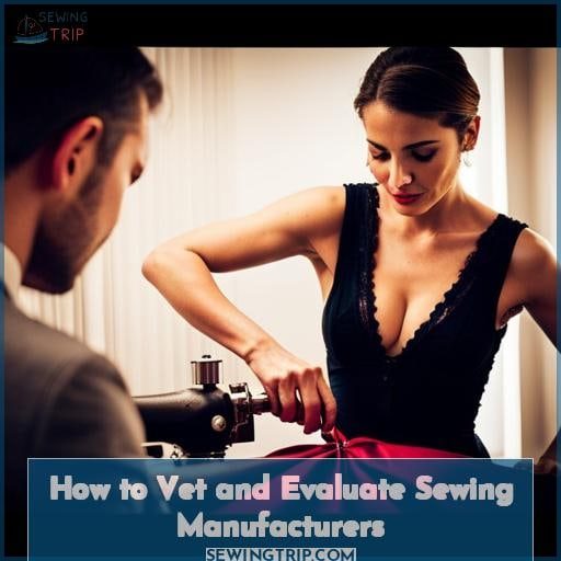 How to Vet and Evaluate Sewing Manufacturers