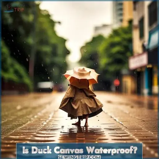 Is Duck Canvas Waterproof