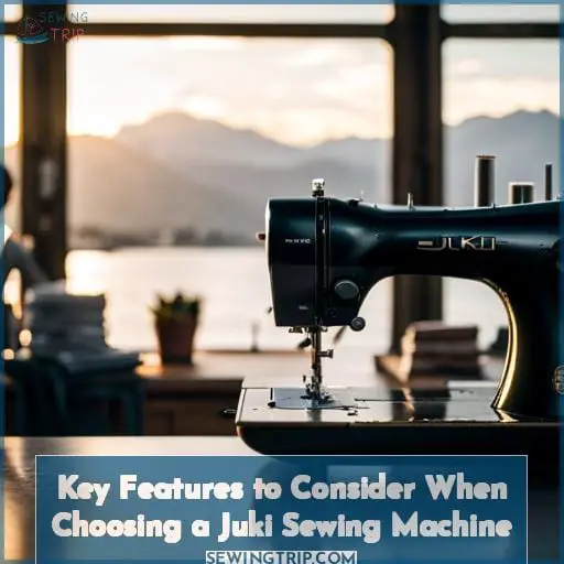 Key Features to Consider When Choosing a Juki Sewing Machine