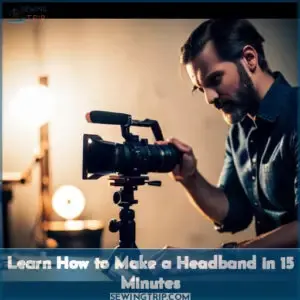 learn exactly made headband 15 minutes