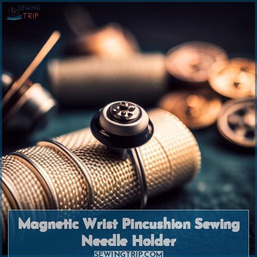 Magnetic Wrist Pincushion Sewing Needle Holder