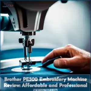 main_productbrother pe500 embroidery machine review