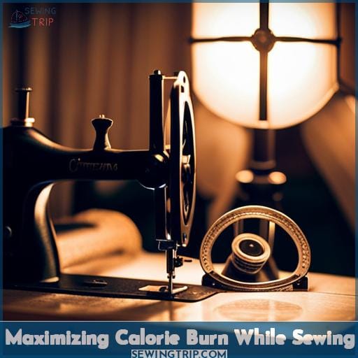 Maximizing Calorie Burn While Sewing