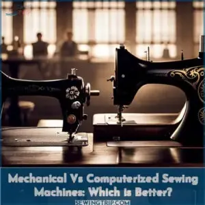 mechanical vs computerized sewing machines what is the difference