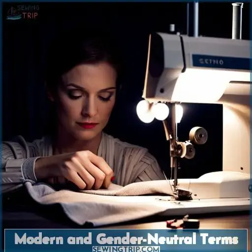 Modern and Gender-Neutral Terms