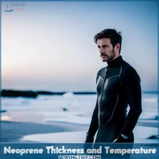 Neoprene Thickness and Temperature