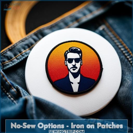 No-Sew Options - Iron on Patches