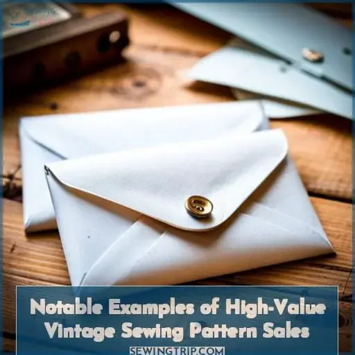 Notable Examples of High-Value Vintage Sewing Pattern Sales