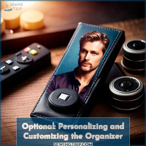 Optional: Personalizing and Customizing the Organizer