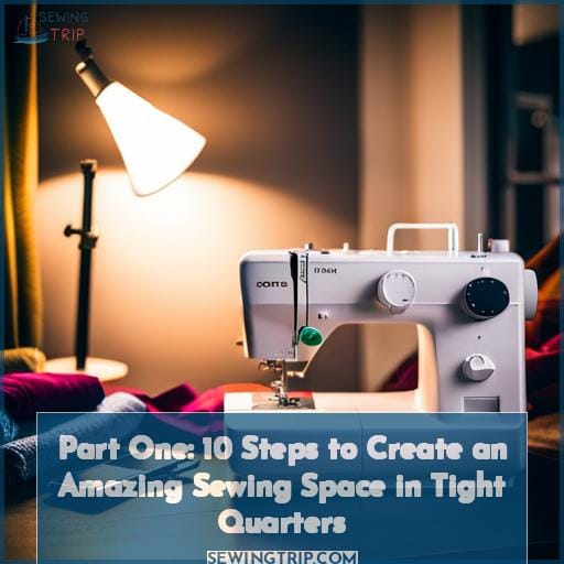 Part One: 10 Steps to Create an Amazing Sewing Space in Tight Quarters