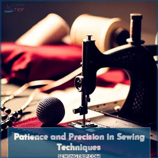 Patience and Precision in Sewing Techniques