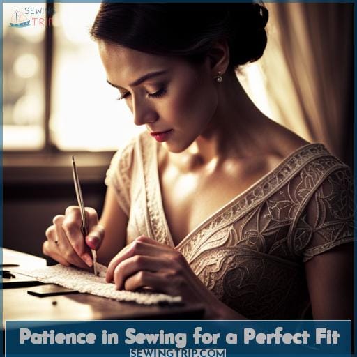 Patience in Sewing for a Perfect Fit