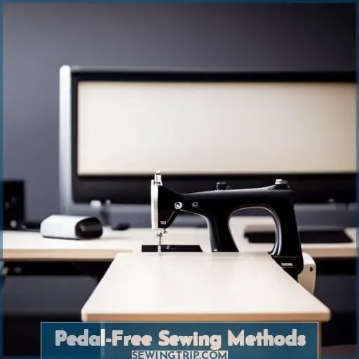 Pedal-Free Sewing Methods