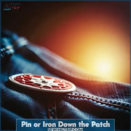 Pin or Iron Down the Patch