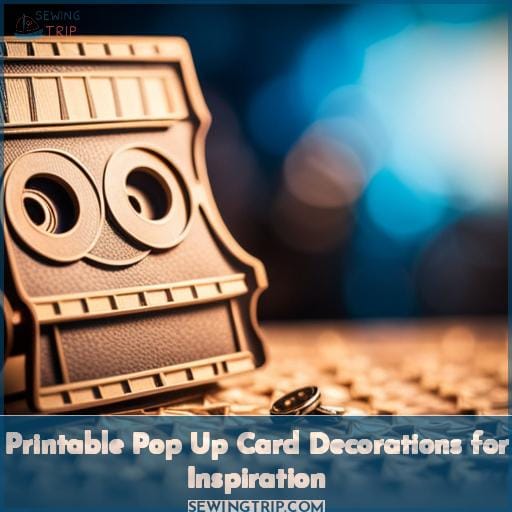 Printable Pop Up Card Decorations for Inspiration
