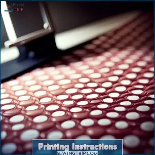 Printing Instructions