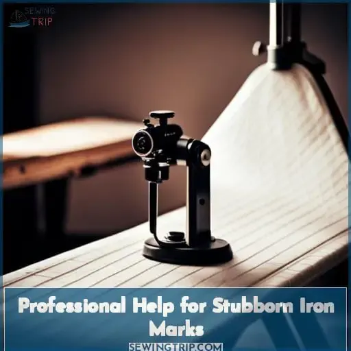 Professional Help for Stubborn Iron Marks