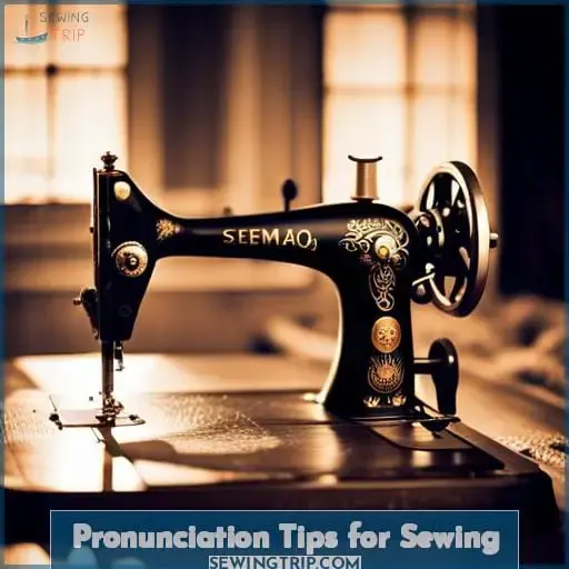 Pronunciation Tips for Sewing