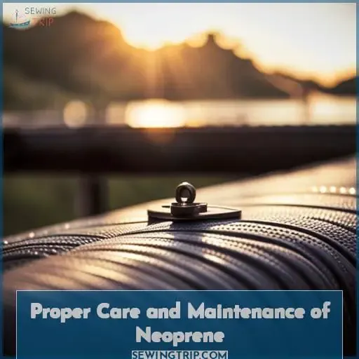 Proper Care and Maintenance of Neoprene