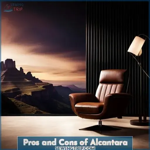 Pros and Cons of Alcantara