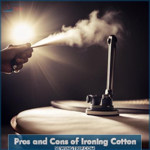 Pros and Cons of Ironing Cotton
