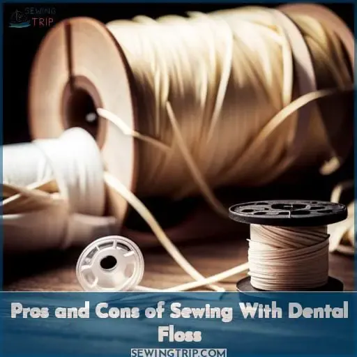Pros and Cons of Sewing With Dental Floss