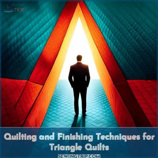 Quilting and Finishing Techniques for Triangle Quilts