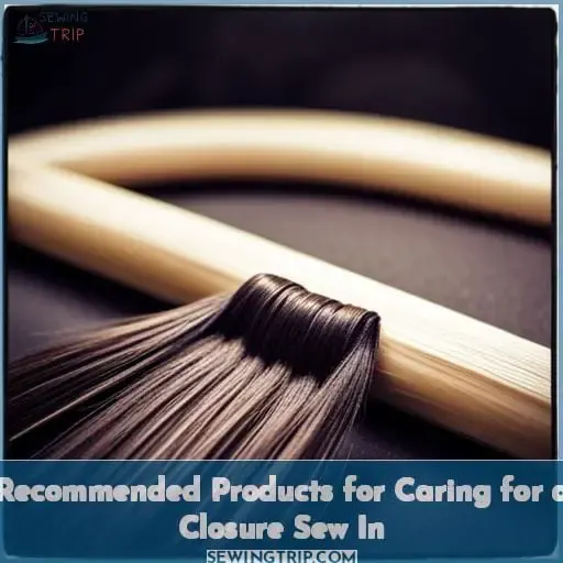 Recommended Products for Caring for a Closure Sew In