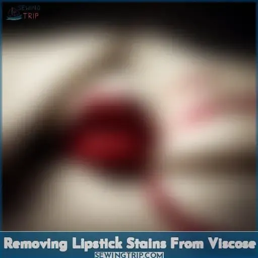 Removing Lipstick Stains From Viscose