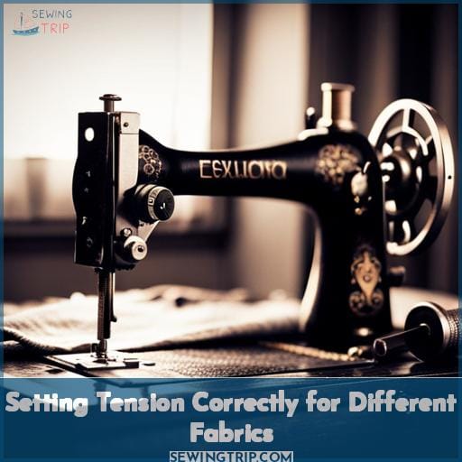 Setting Tension Correctly for Different Fabrics