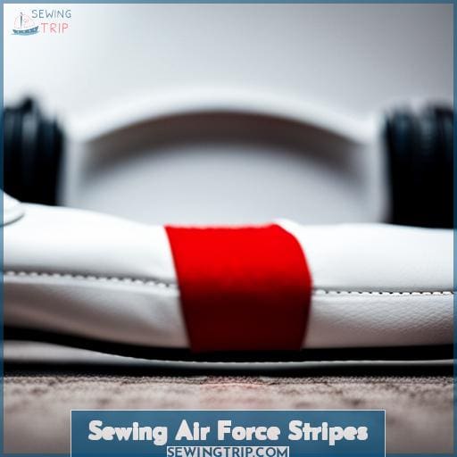 Sewing Air Force Stripes
