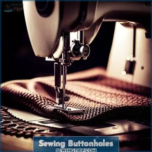 Sewing Buttonholes