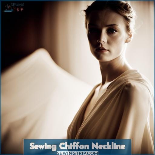 Sewing Chiffon Neckline