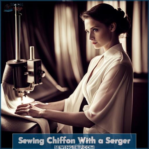 Sewing Chiffon With a Serger