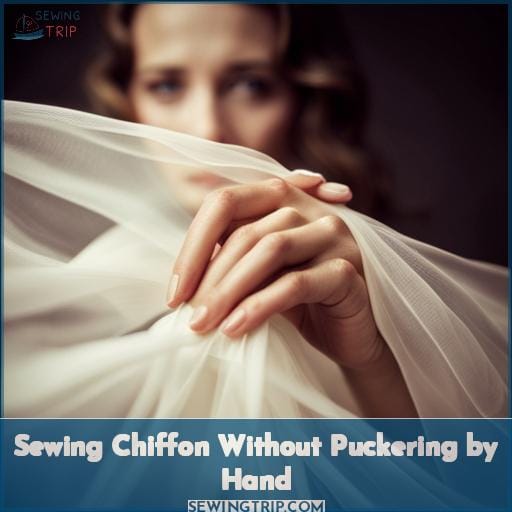 Sewing Chiffon Without Puckering by Hand