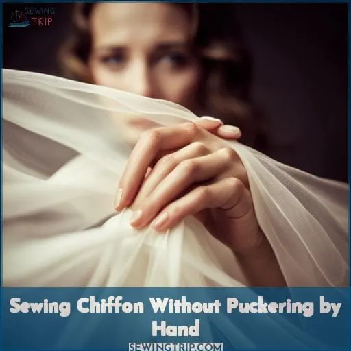 Sewing Chiffon Without Puckering by Hand