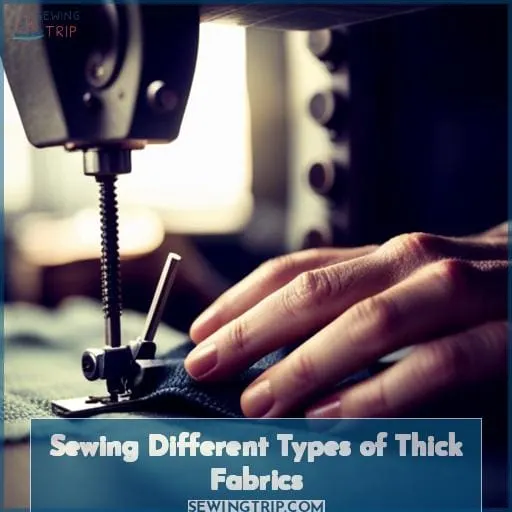 Sewing Different Types of Thick Fabrics