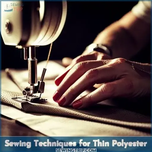 Sewing Techniques for Thin Polyester