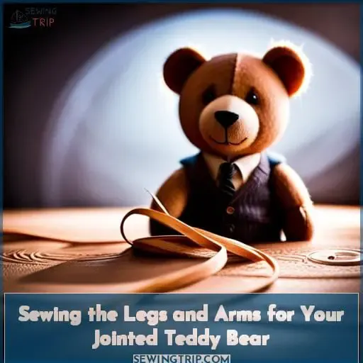 Sewing the Legs and Arms for Your Jointed Teddy Bear
