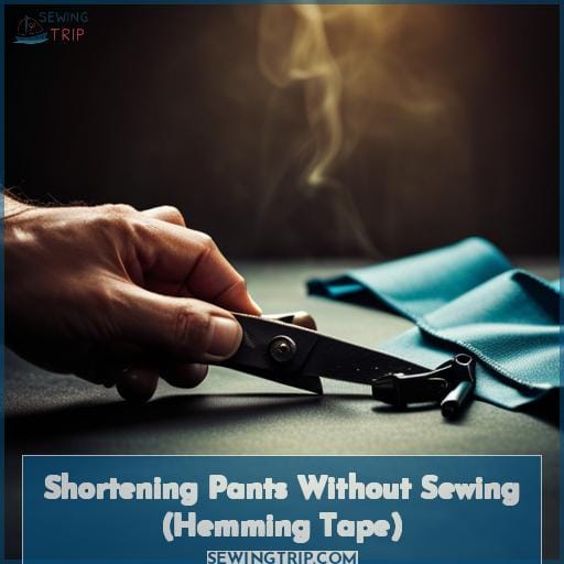 Shortening Pants Without Sewing (Hemming Tape)