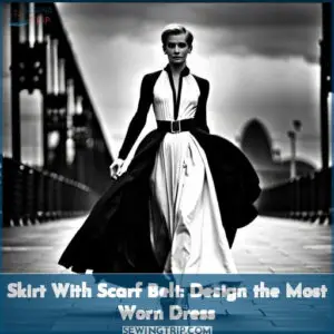 skirt with scarf belt design worlds most worn dress