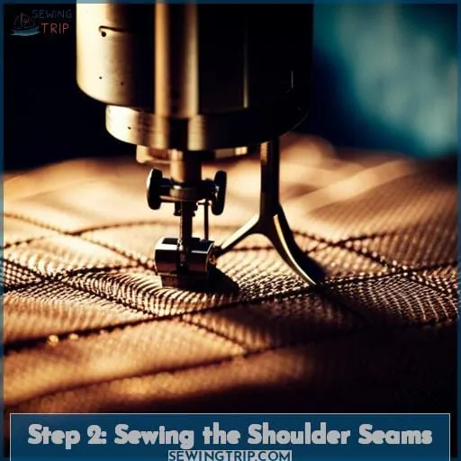 Step 2: Sewing the Shoulder Seams