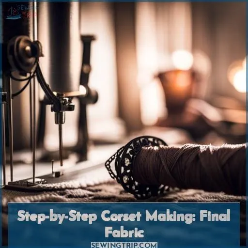 Step-by-Step Corset Making: Final Fabric
