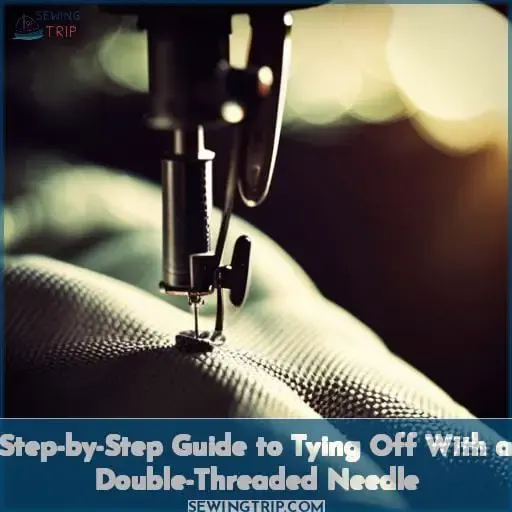 Step-by-Step Guide to Tying Off With a Double-Threaded Needle