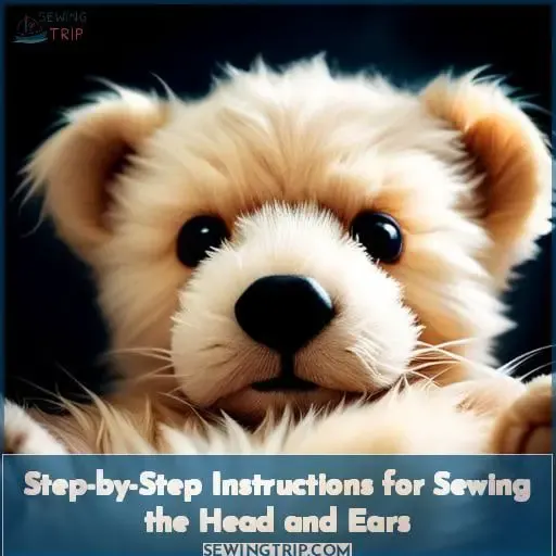 Step-by-Step Instructions for Sewing the Head and Ears